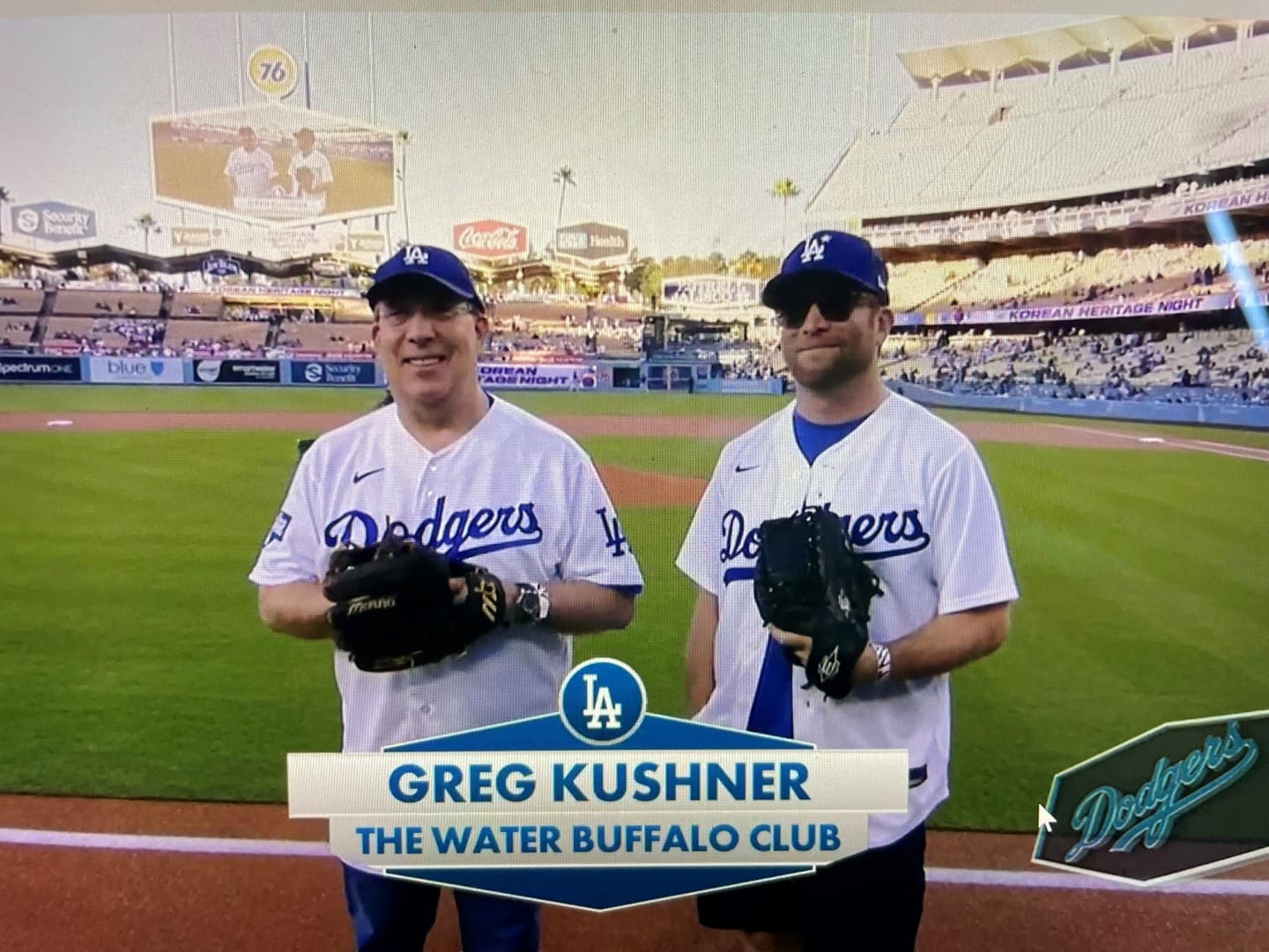 WBC Father and Son Members Greg and Jake Kushner got to participate in a once in a lifetime experience.